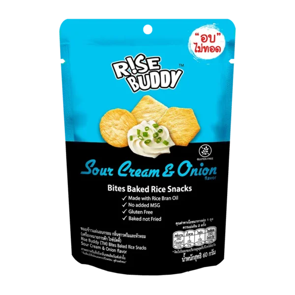 Rise Buddy Rice Bites <br> Sour Cream & Onion