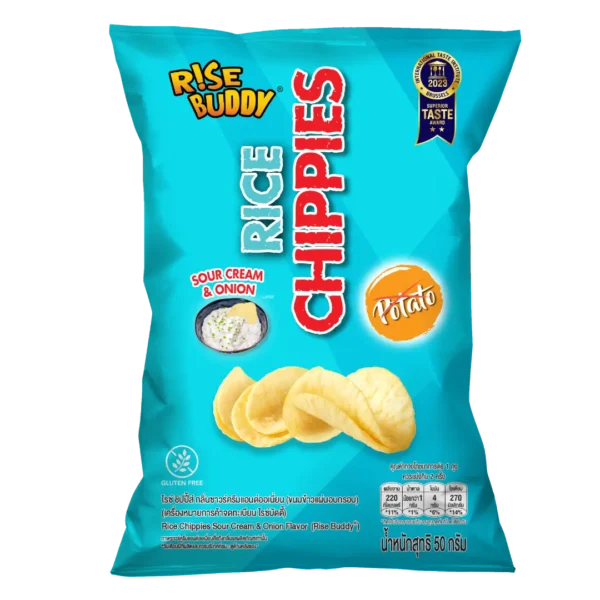 Rise Buddy Rice Chippies <br> Sour Cream & Onion