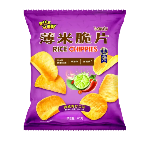 Rise Buddy Rice Chippies <br> Chilli & Lime