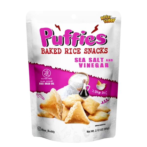 Rise Buddy Puffies Stand Bag <br> Sea Salt & Vinegar