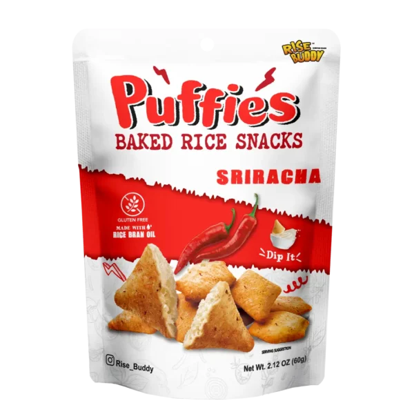 Rise Buddy Puffies Stand Bag <br> Sriracha