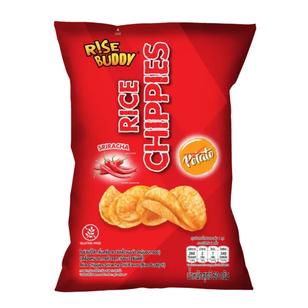 Rise Buddy Rice Chippies <br> Sriracha