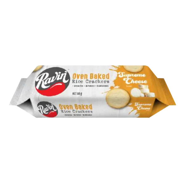 Ravin' Oven Baked Rice Cracker <br> Supreme Cheese