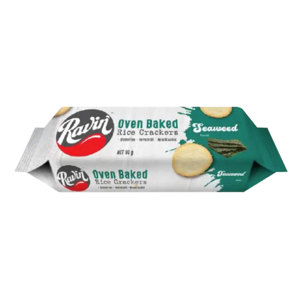 Ravin' Oven Baked Rice Cracker <br> Seaweed