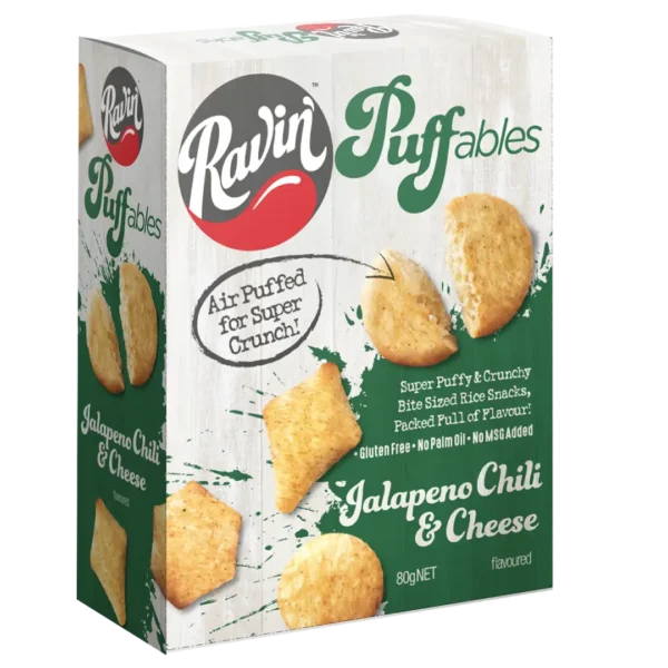 Ravin' Puffables <br> Jalapeno Chili & Cheese
