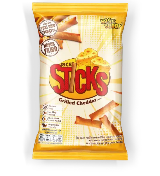 Rise Buddy Rice Sticks <br> Grilled Cheddar